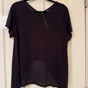 lululemon athletica Black Short Sleeve Top